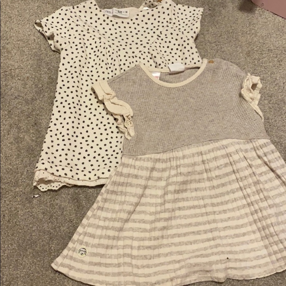 2 Pack ZARA kids 18/24m toddler girl